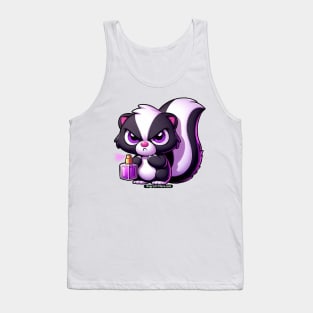 Angry Critters - Skunk with Perfume Tank Top